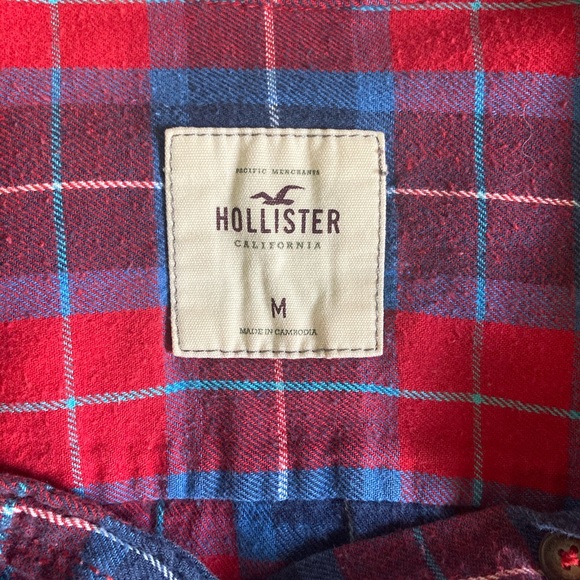 Hollister Plaid Button Up - Picture 3 of 4
